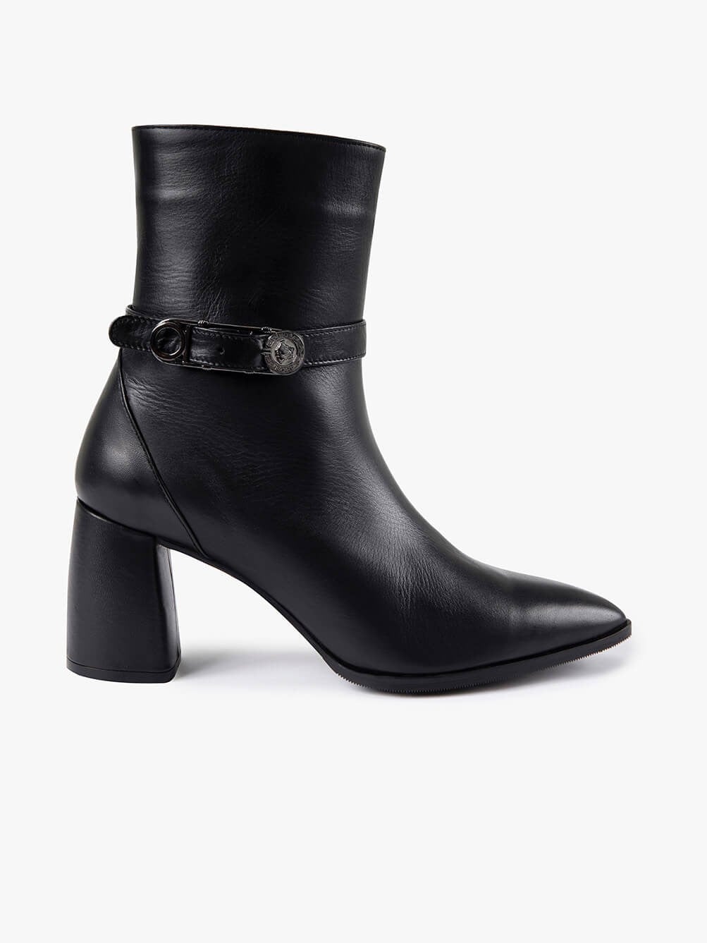 Azure Siyah Deri Kadın Bot