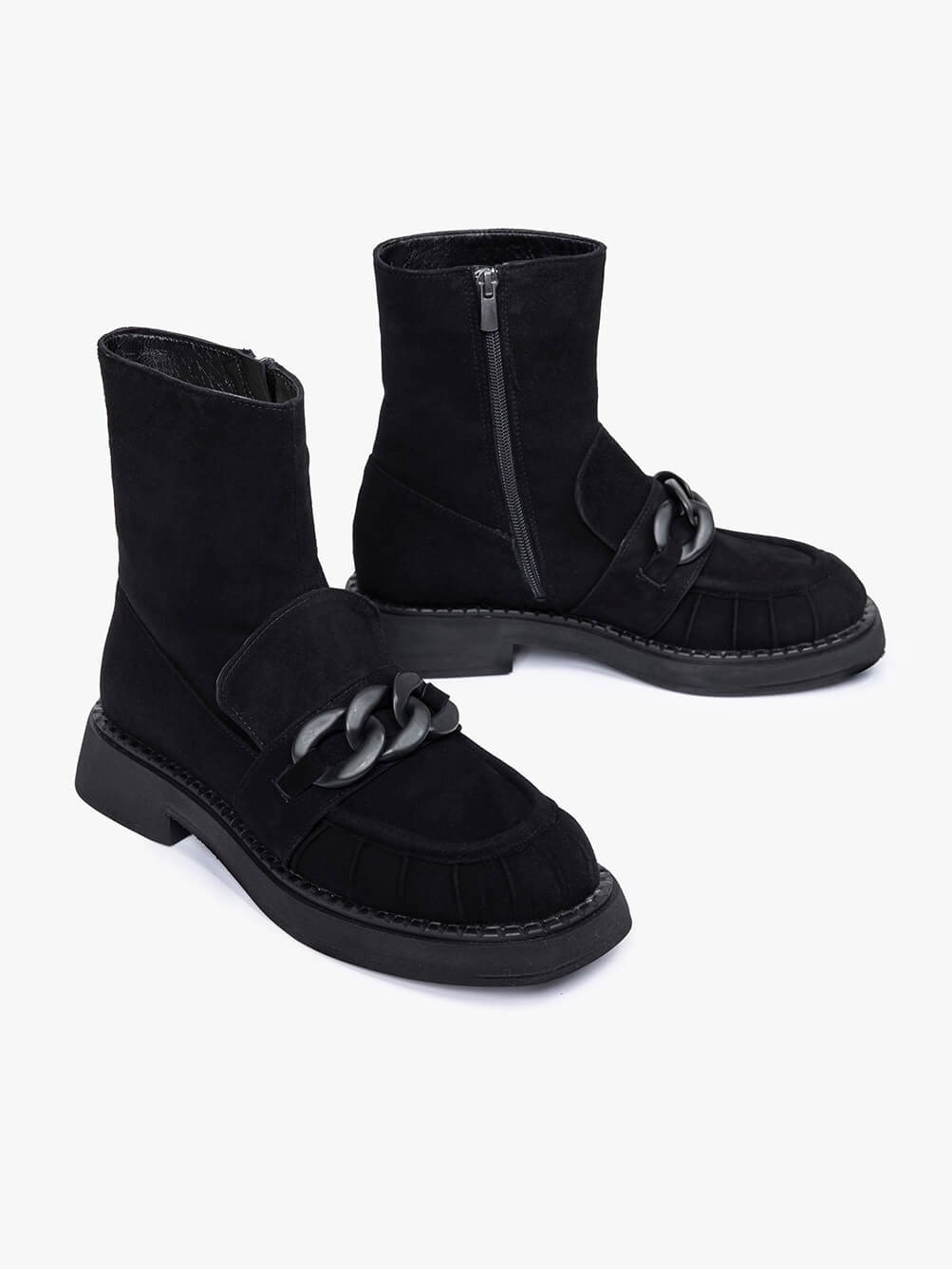 Berre Siyah Süet Kadın Bot