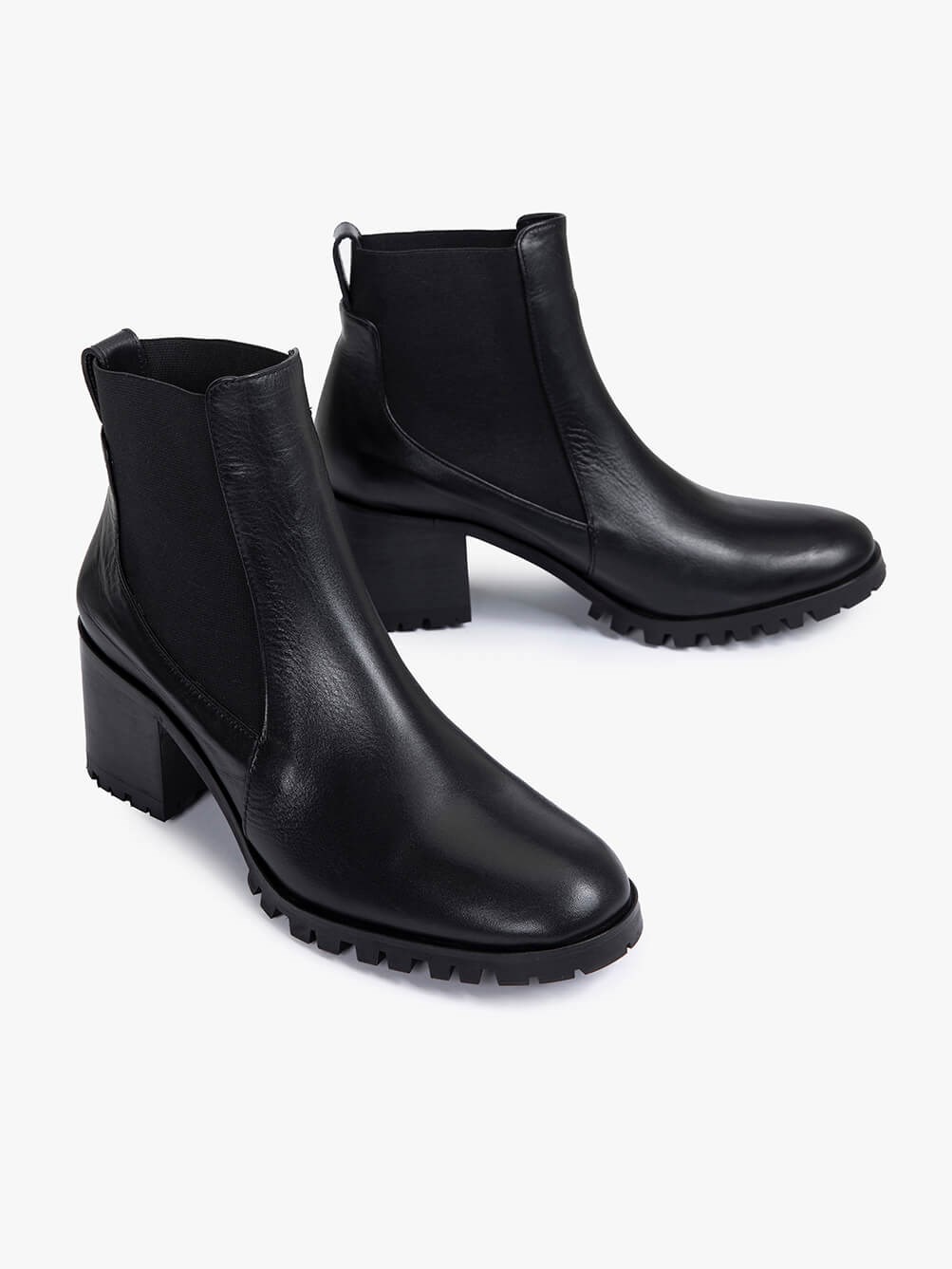 Doyer Siyah Deri Kadın Bot