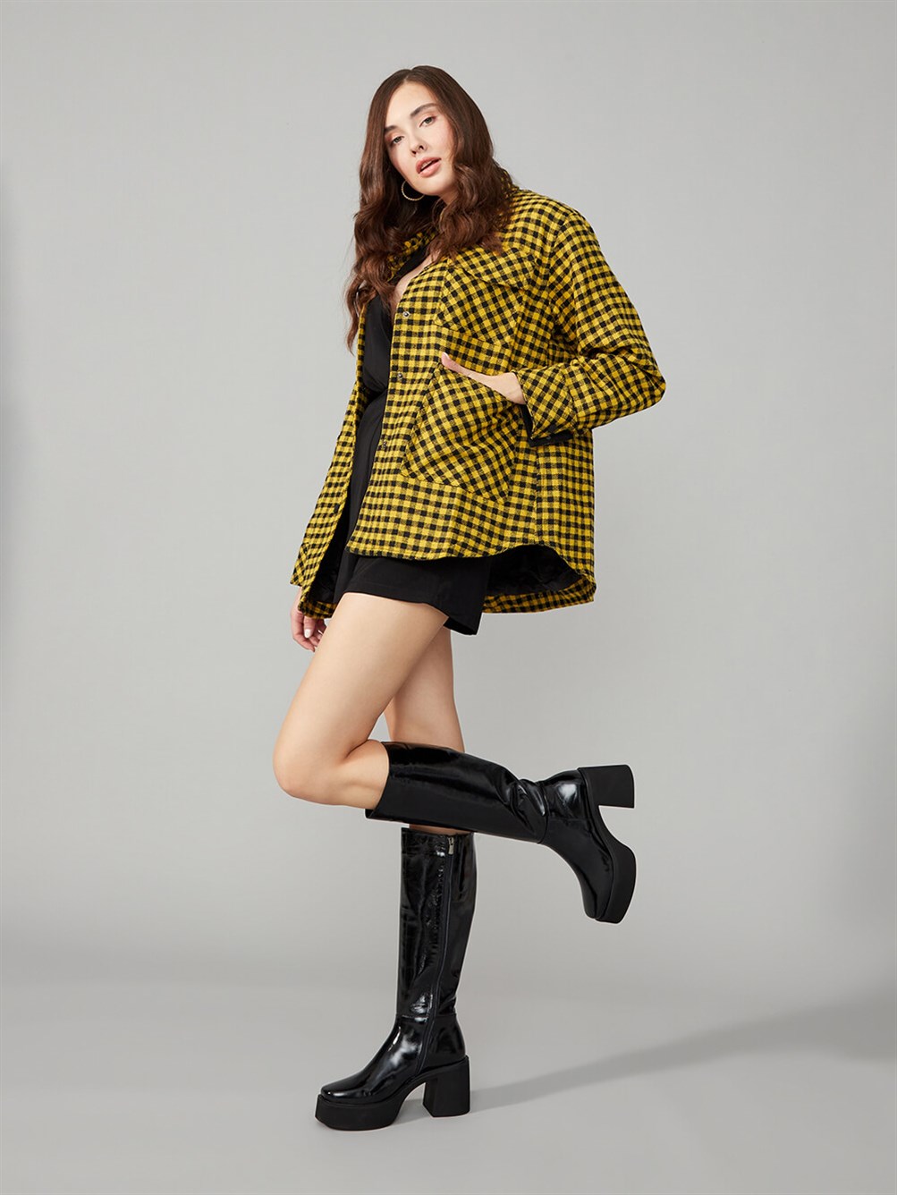 Eada Siyah Rugan Çizme