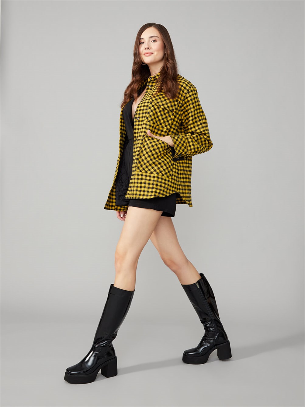 Eada Siyah Rugan Çizme