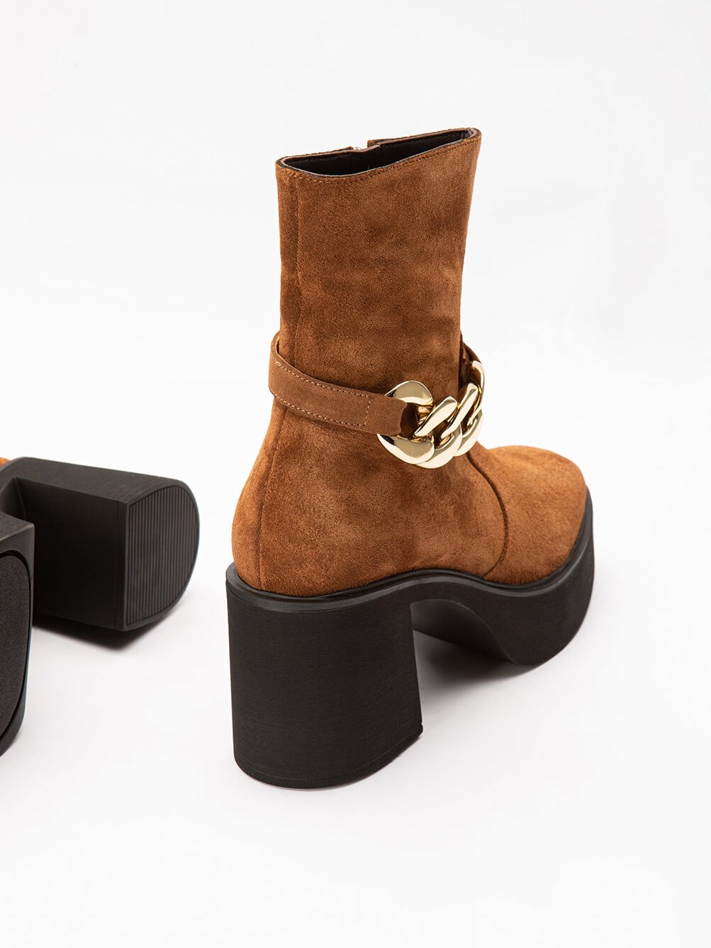 Falcor Taba Süet Zincirli Bot