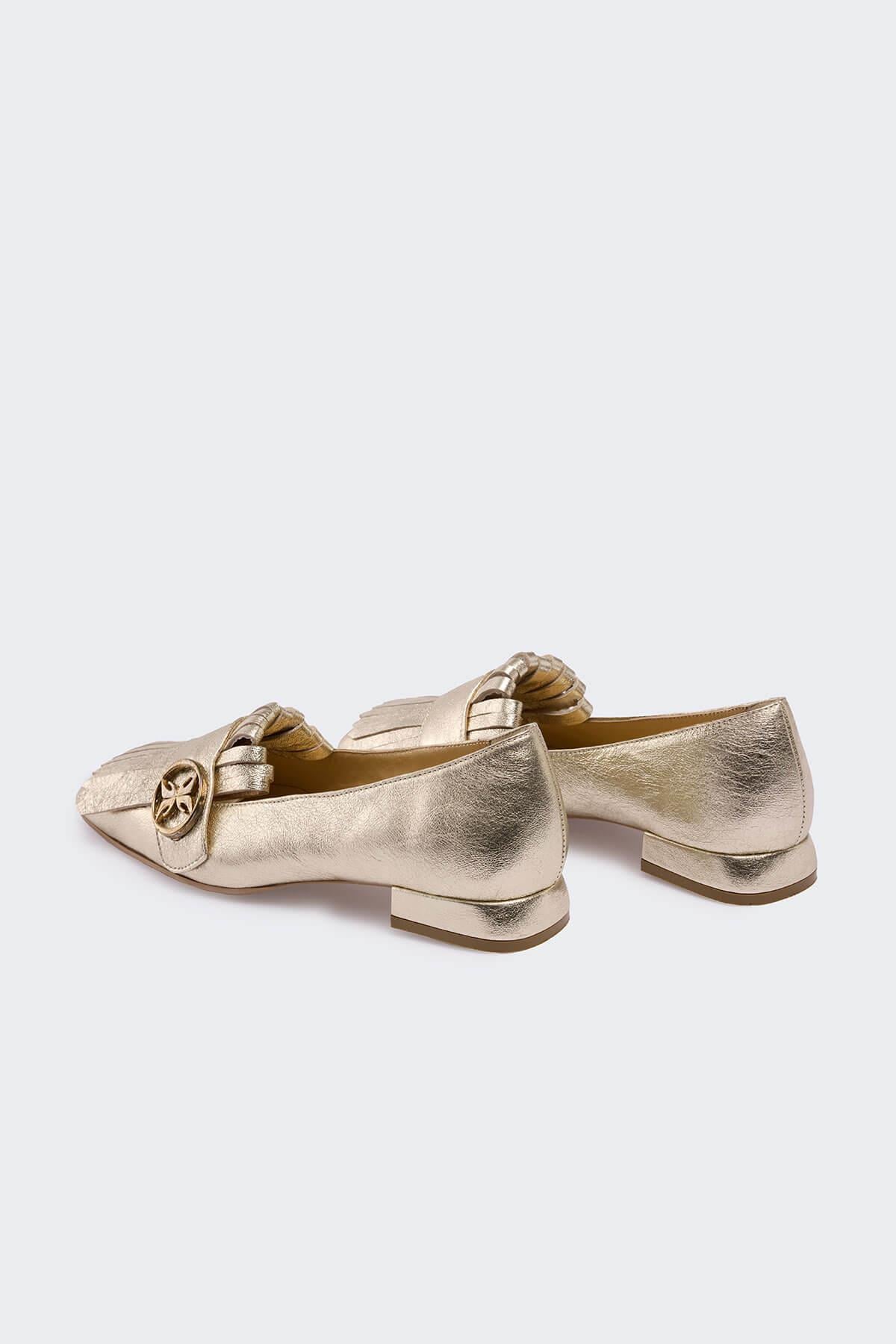 Favgi Dore Deri Kadın Loafer