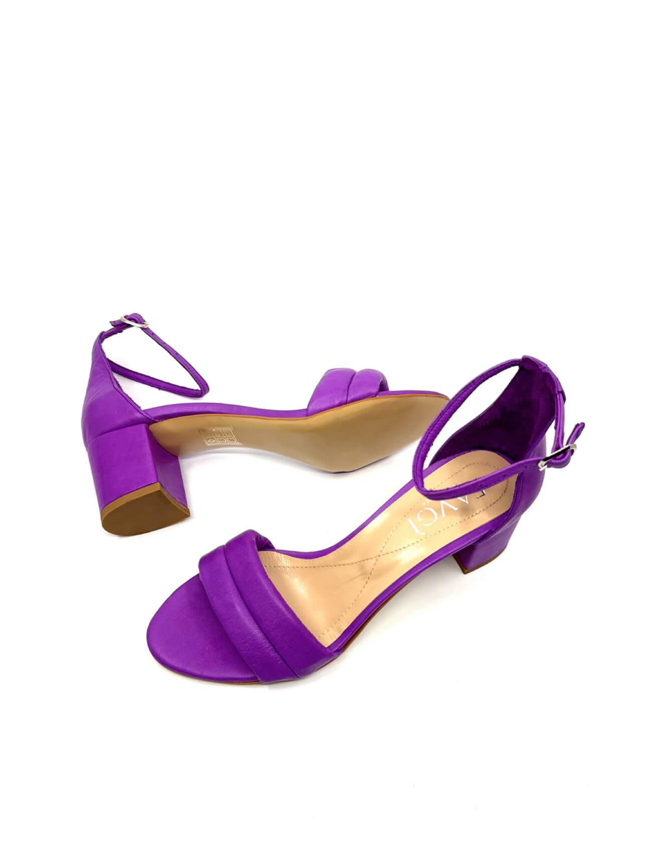 Gina Mor Deri Kadın Topuklu Sandalet