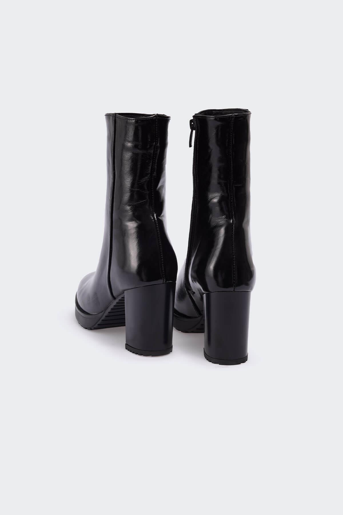 Heih Siyah Kırışık Rugan Kadın Bot