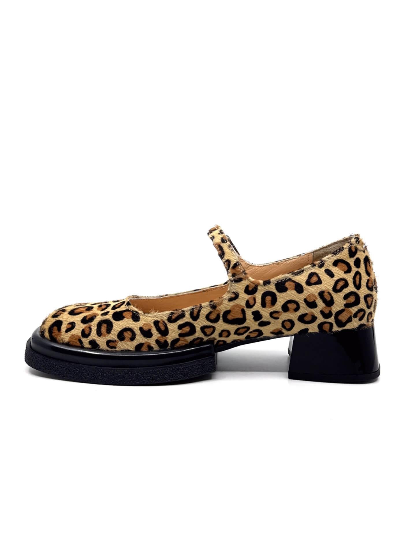 Lenna Leopar Deri Günlük Ayakkabı