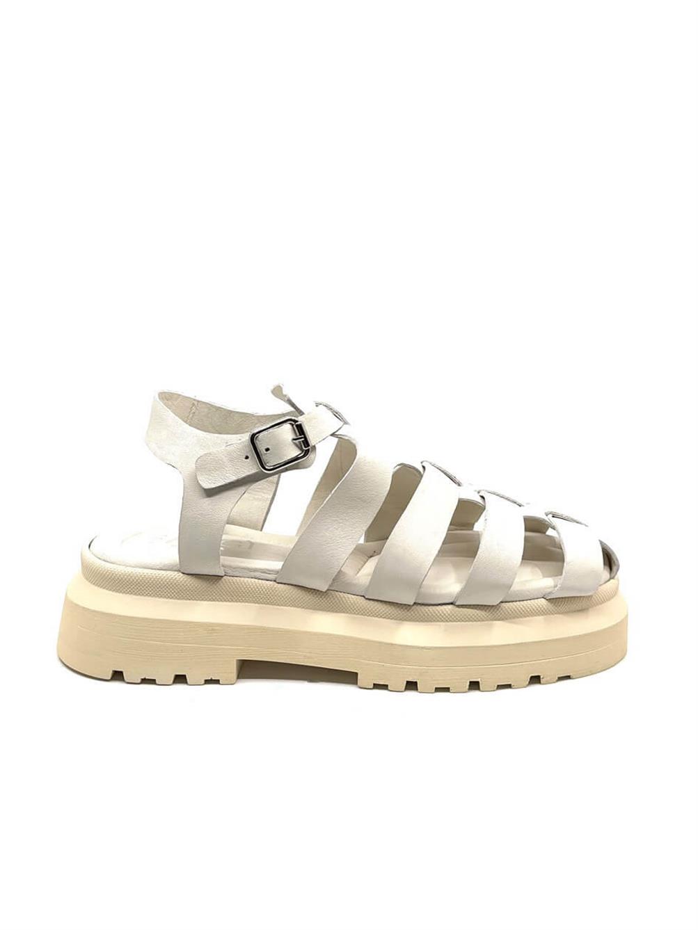 Lexi Bej Deri Kadın Sandalet