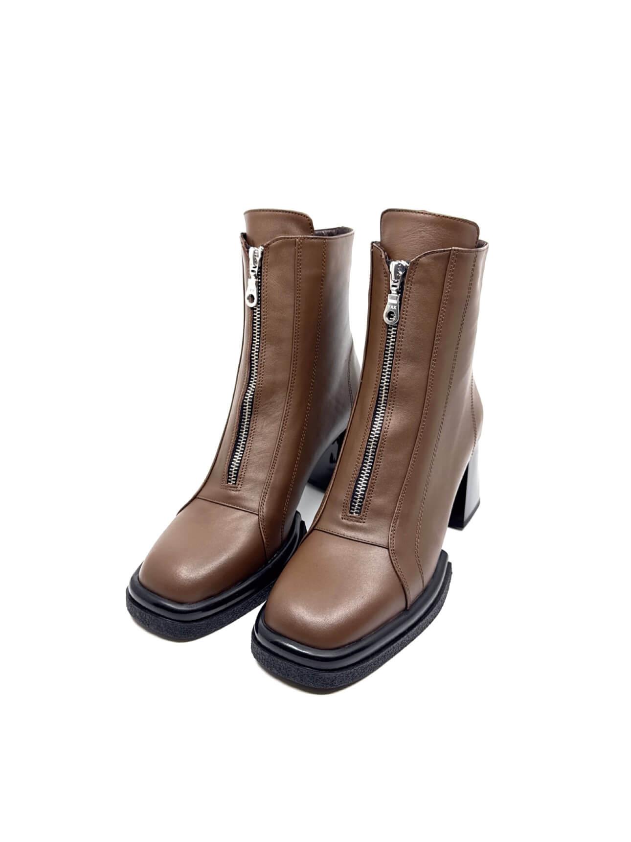 Llien Soft Kahve Deri Kadın Bot