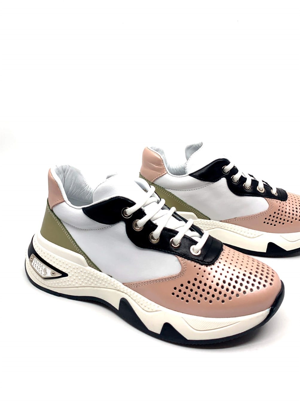 Luisa Beyaz Deri Kadın Sneaker