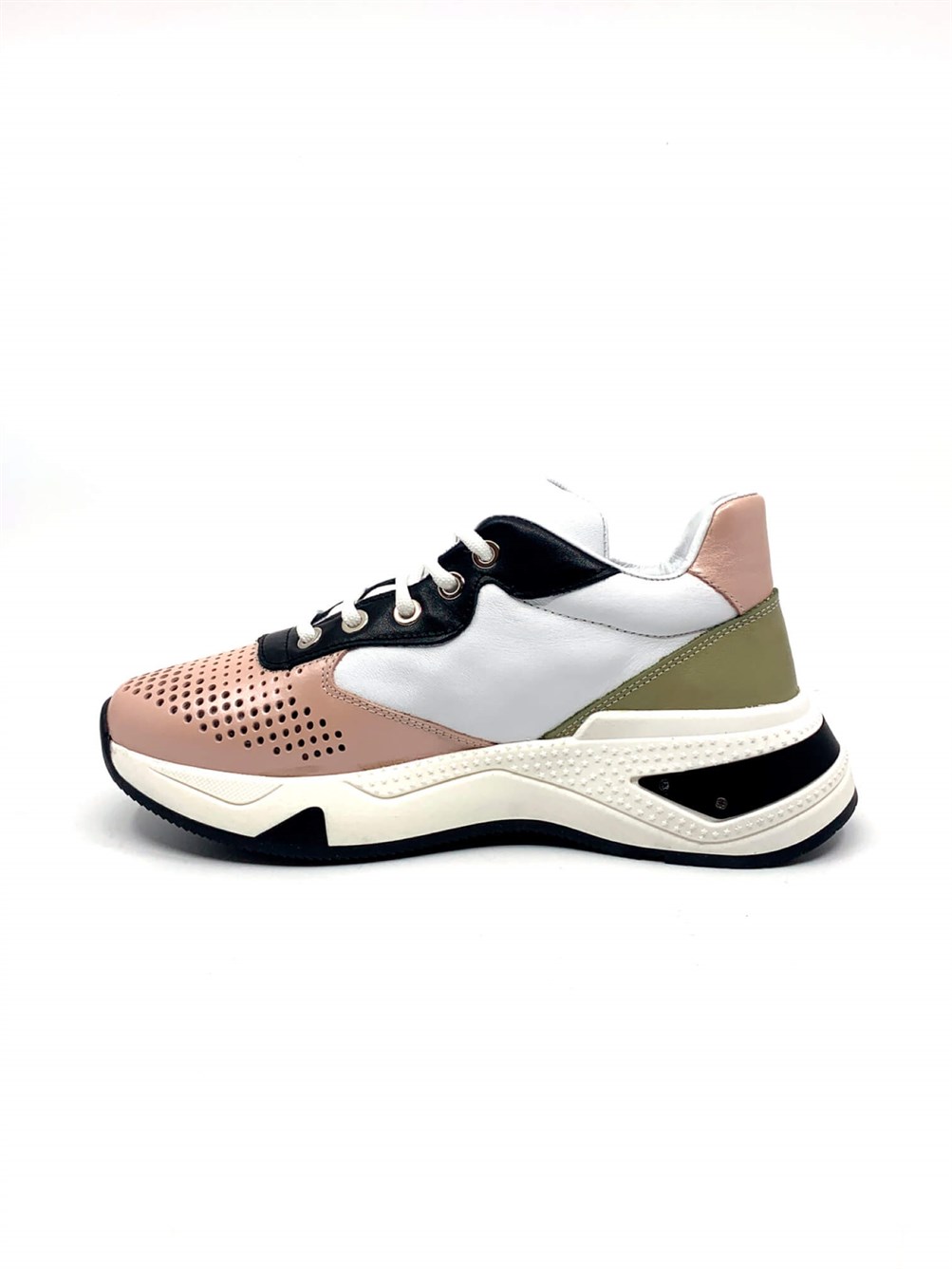 Luisa Beyaz Deri Kadın Sneaker