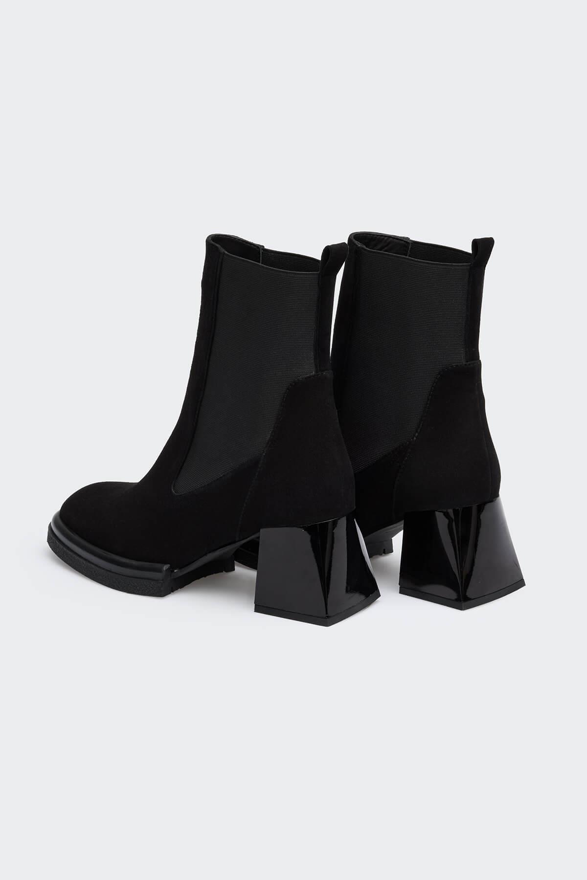 Madison Siyah Süet Kadın Bot