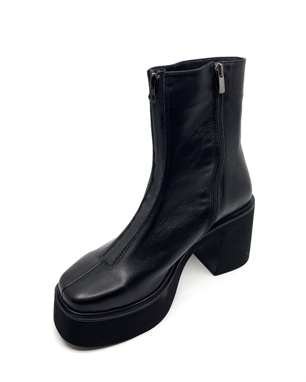 Menor Siyah Deri Bot