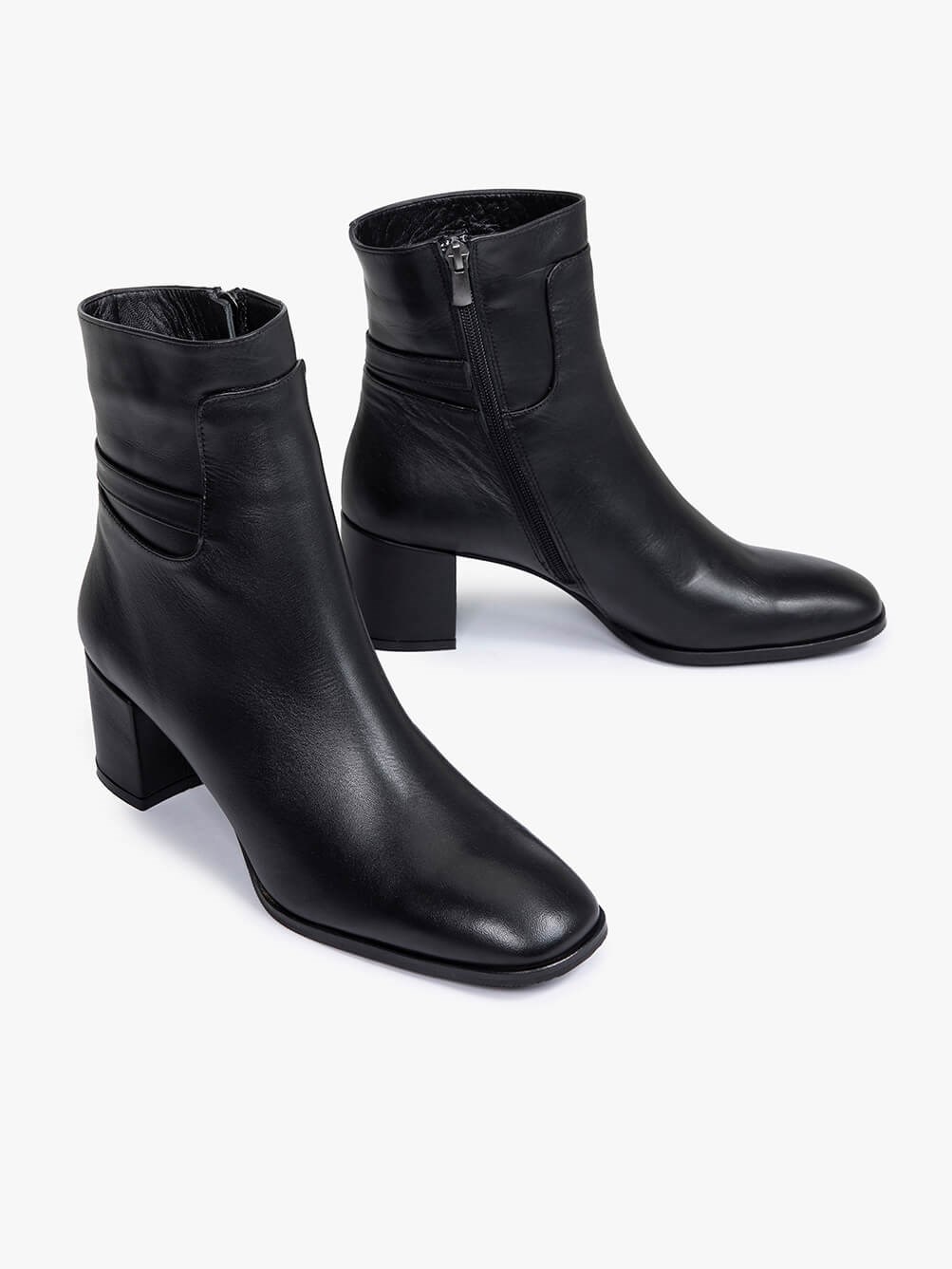 Michele Siyah Deri Kadın Bot
