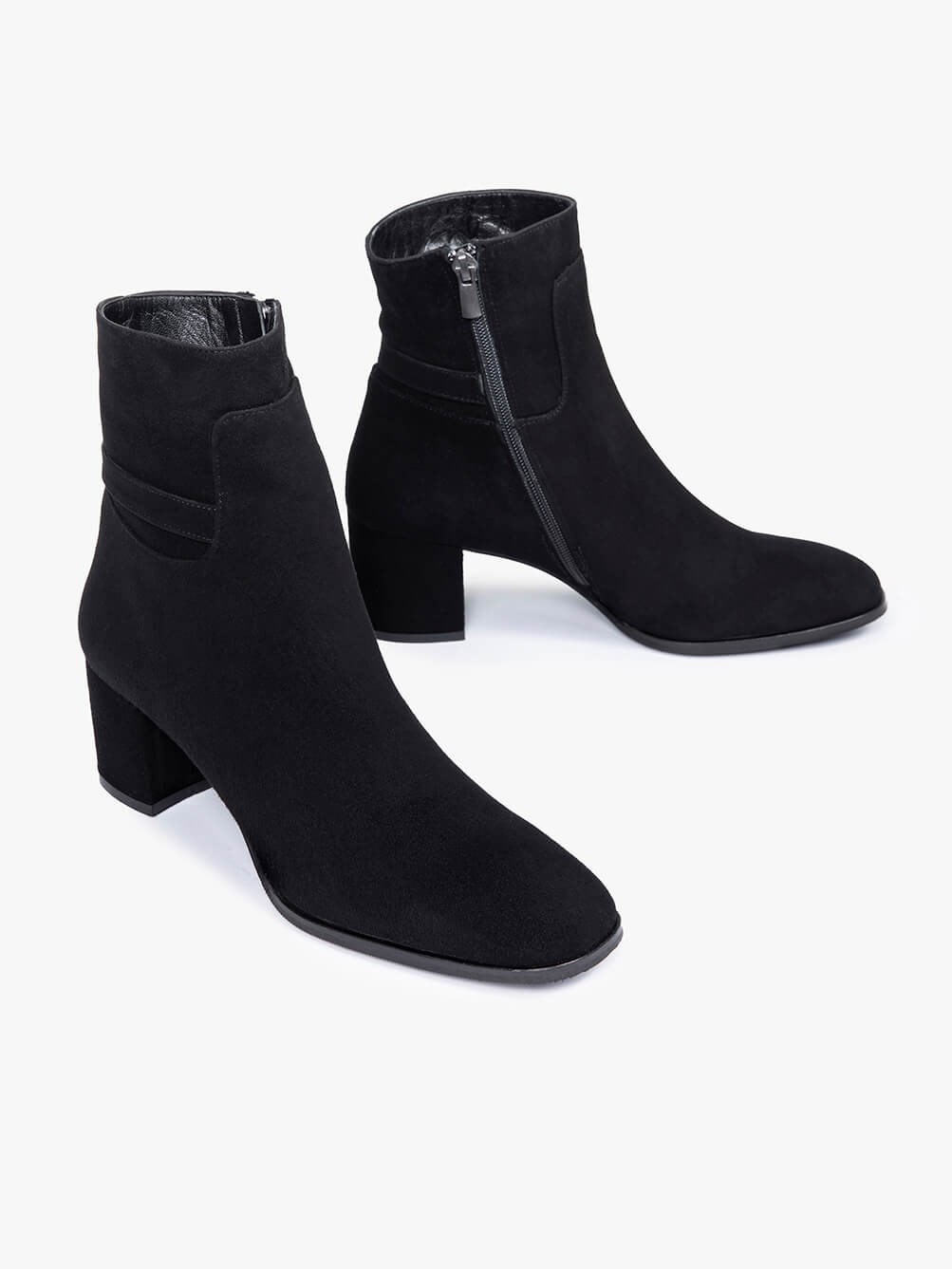 Michele Siyah Süet Kadın Bot