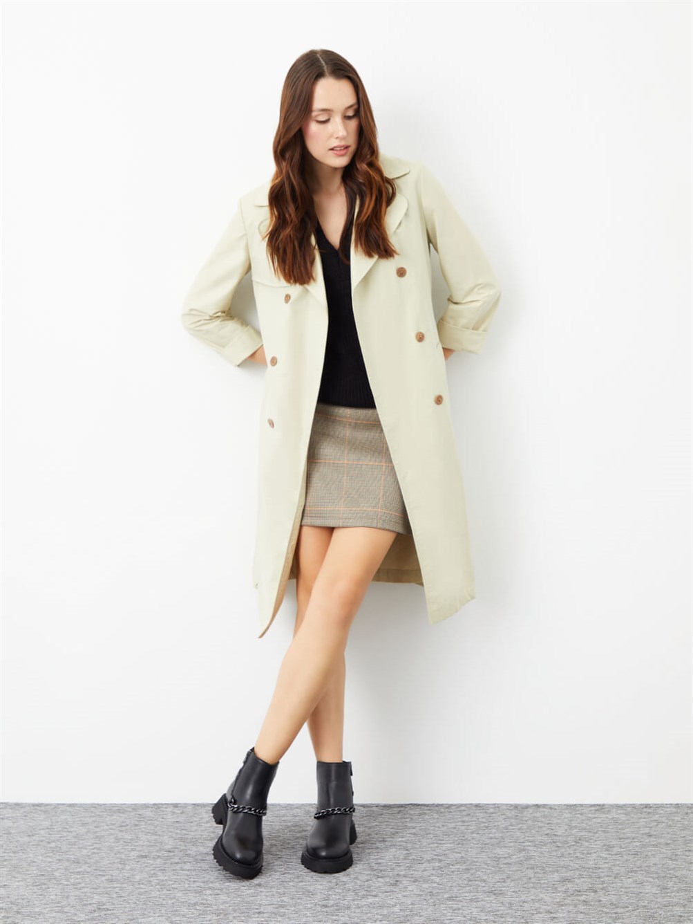 Minetta Siyah Deri Kadın Bot