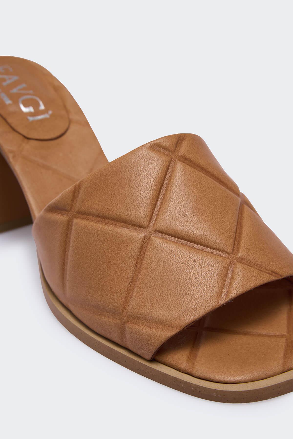 Onnetti Taba Deri Kadın Terlik