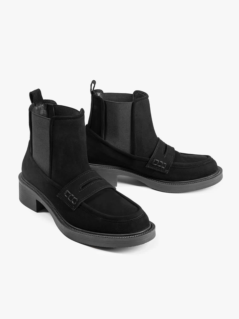 Petra Siyah Süet Kadın Bot