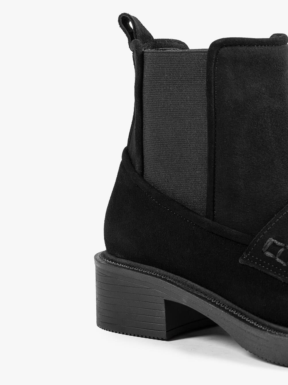 Petra Siyah Süet Kadın Bot