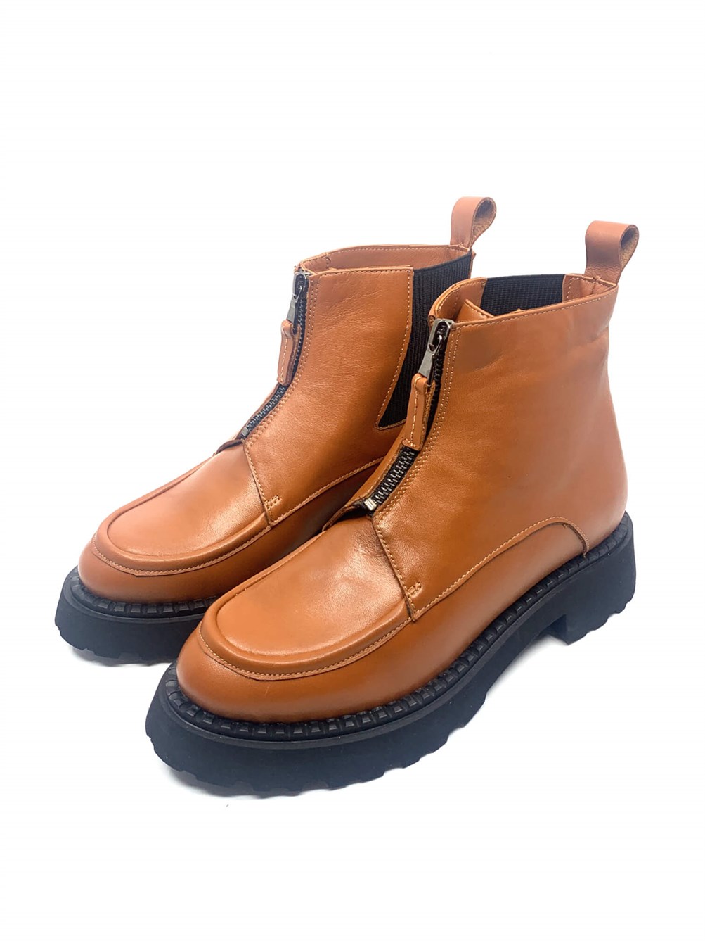 Roches Taba Deri Kadın Bot