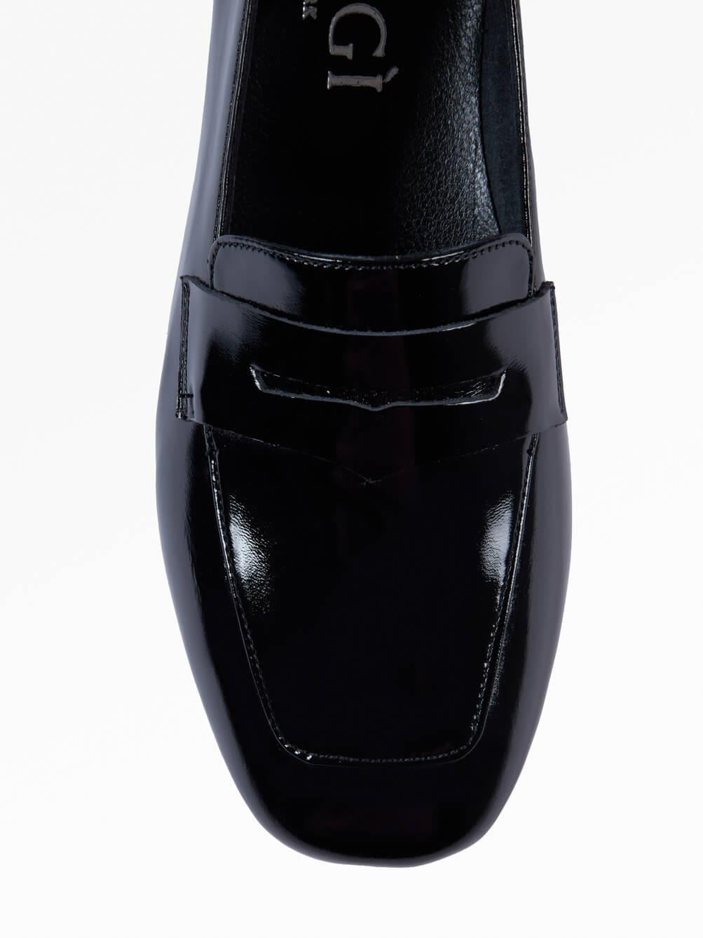 Sadie Siyah Rugan Kadın Loafer