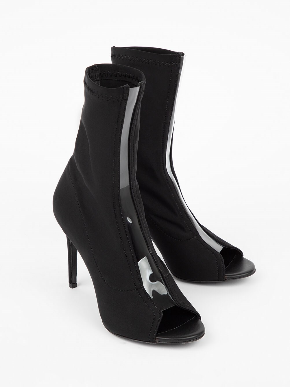 Silvia Siyah Streç Kadın Bot