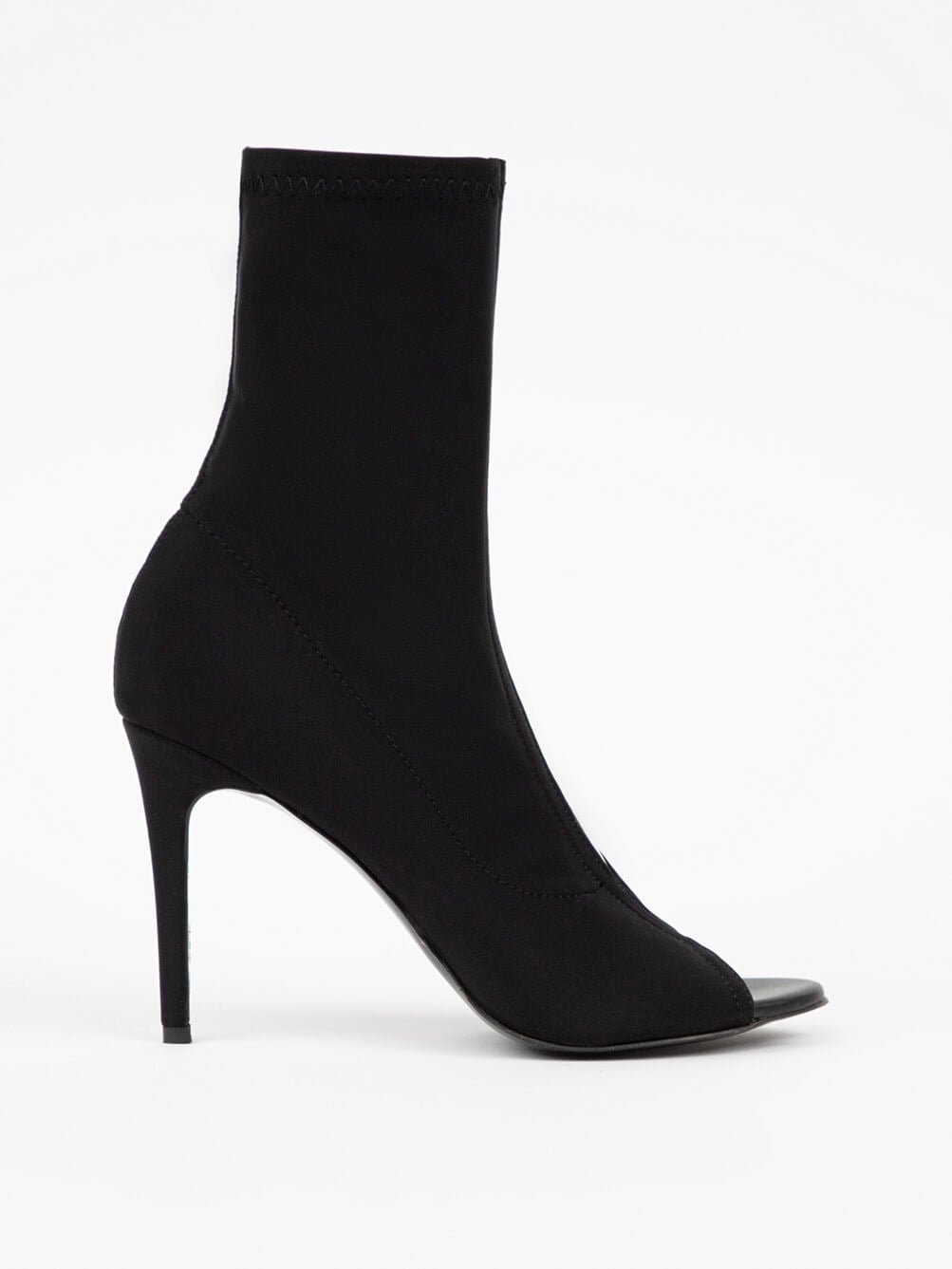 Silvia Siyah Streç Kadın Bot