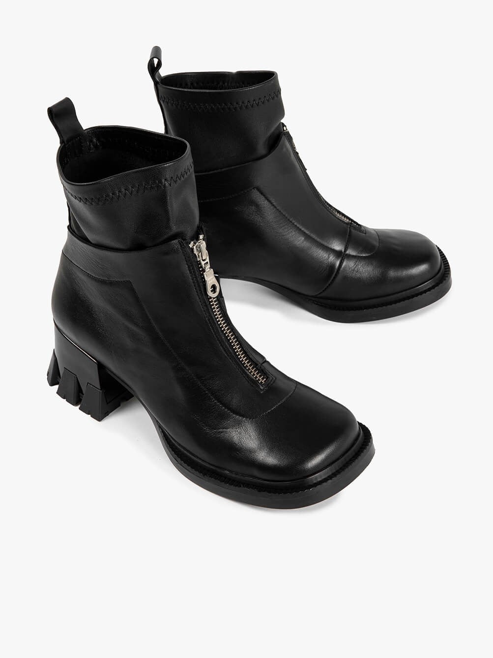 Tetero Siyah Deri Kadın Bot