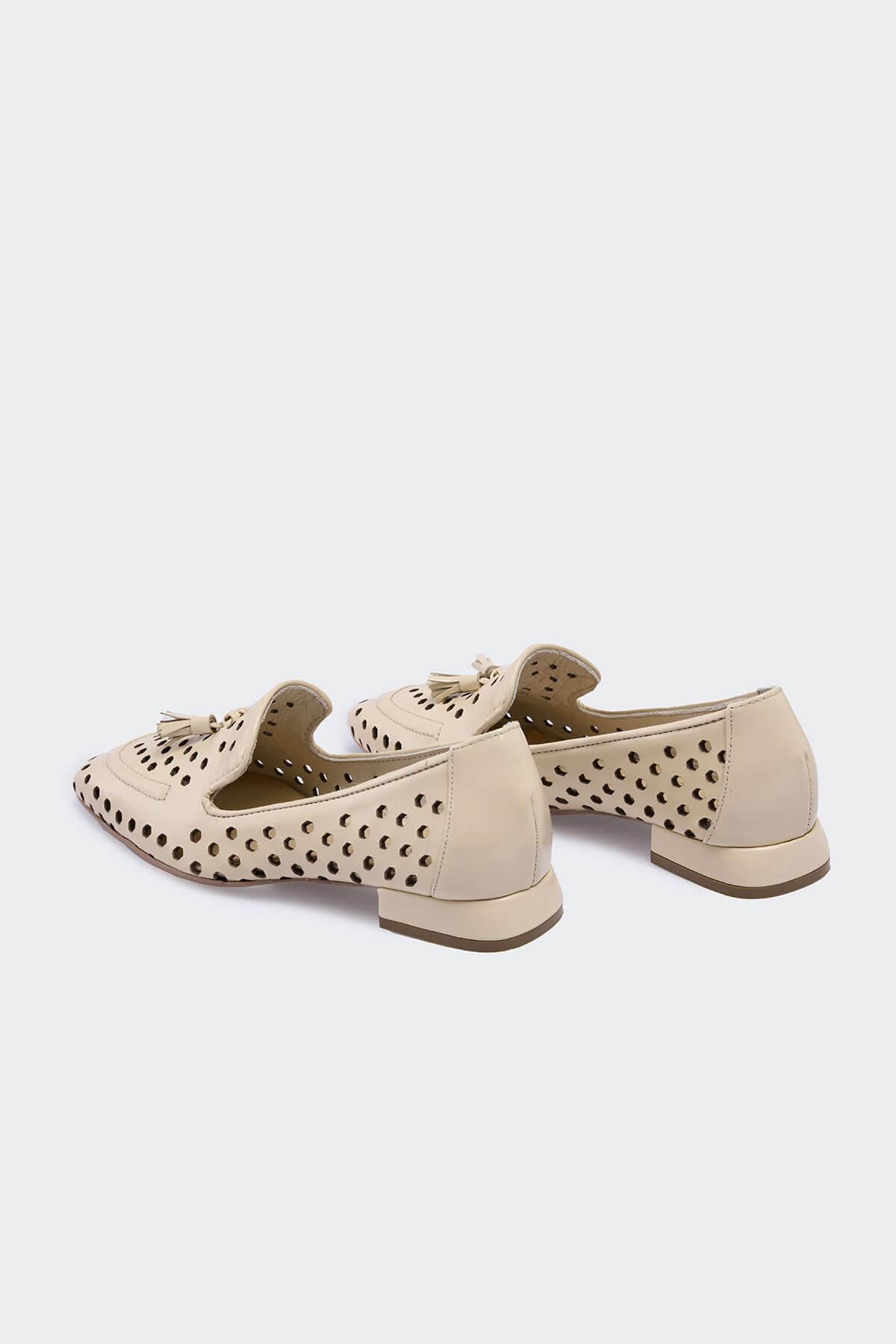 Vary Bej Rugan Kadın Loafer