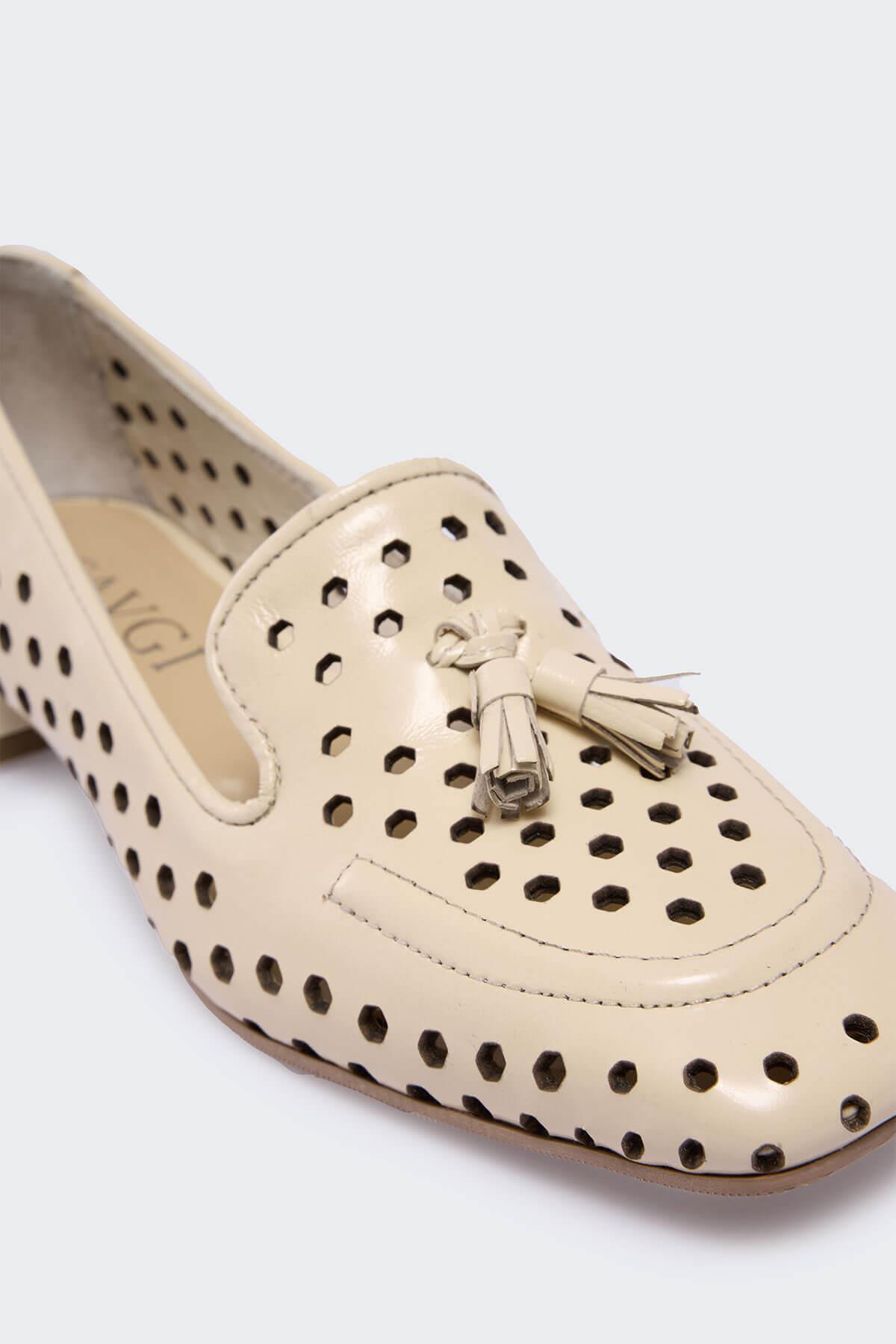 Vary Bej Rugan Kadın Loafer