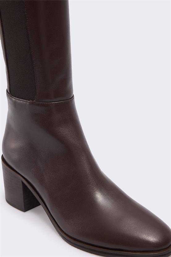 1000 Kahve Deri Kadın Çizme