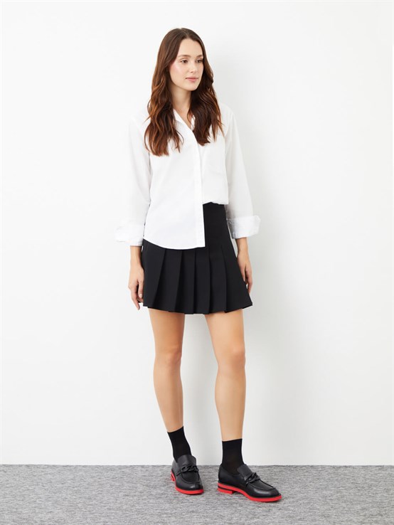 Alea Siyah Deri Kadın Loafer