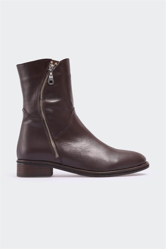 Arunnai Kahve Deri Kadın Bot