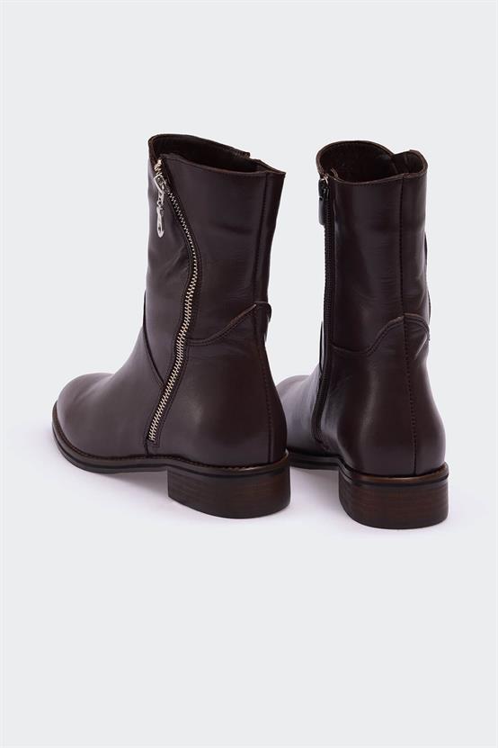 Arunnai Kahve Deri Kadın Bot