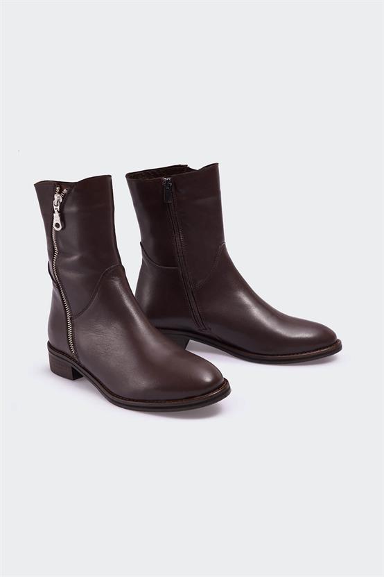 Arunnai Kahve Deri Kadın Bot