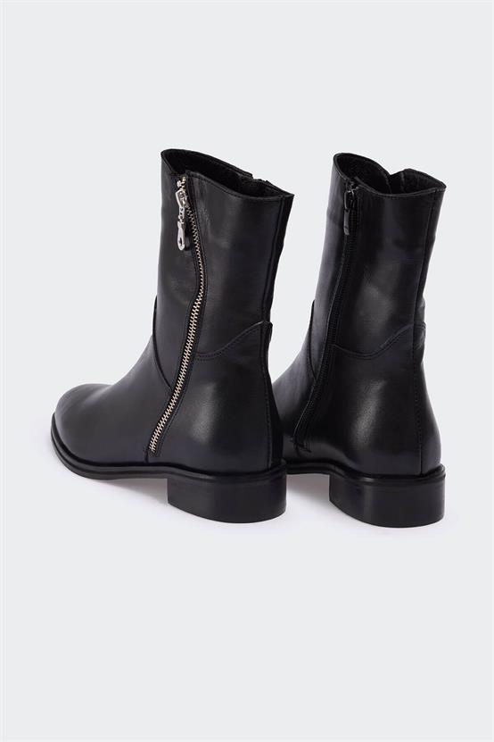 Arunnai Siyah Deri Kadın Bot