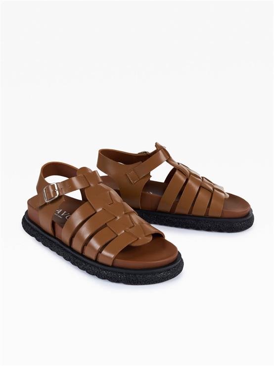 Azor Taba Deri Kadın Sandalet