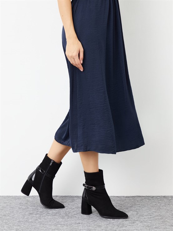 Azure Siyah Süet Kadın Bot