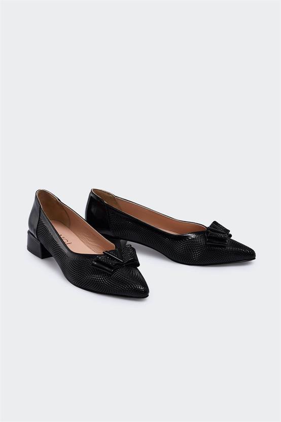 Darrotta Siyah Rugan Kadın Babet