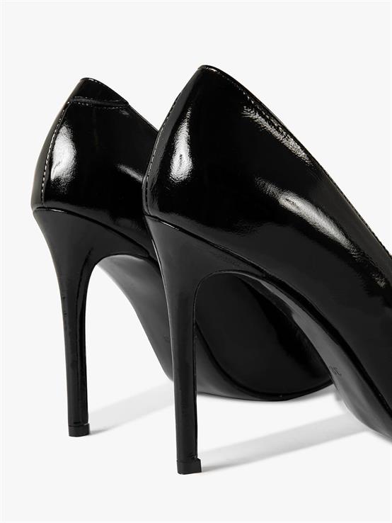 Deami Siyah Rugan Kadın Stiletto