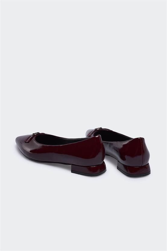 Fobel Bordo Rugan Kadın Babet