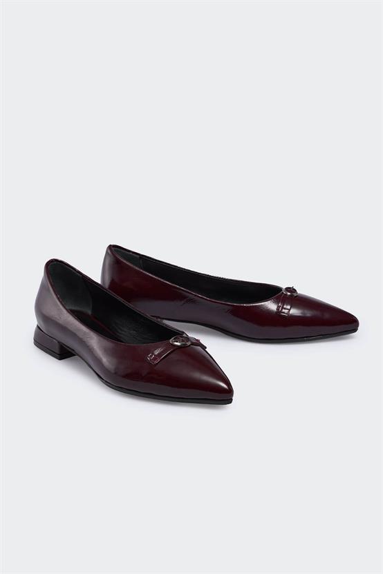 Fobel Bordo Rugan Kadın Babet