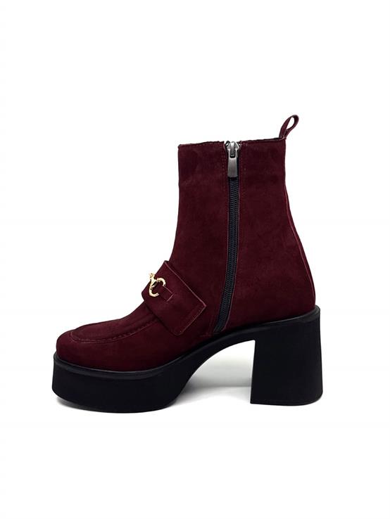 Gene Bordo Süet Kadın Bot