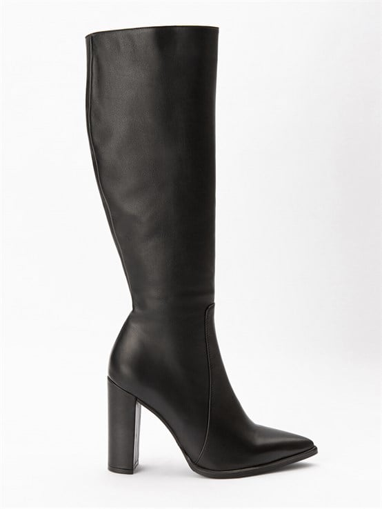 Gio Siyah Deri Çizme