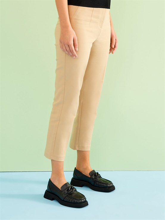 Karre Siyah Deri Kadın Loafer 