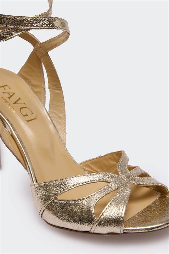 Kinsley Dore Deri Kadın Topuklu Ayakkabı