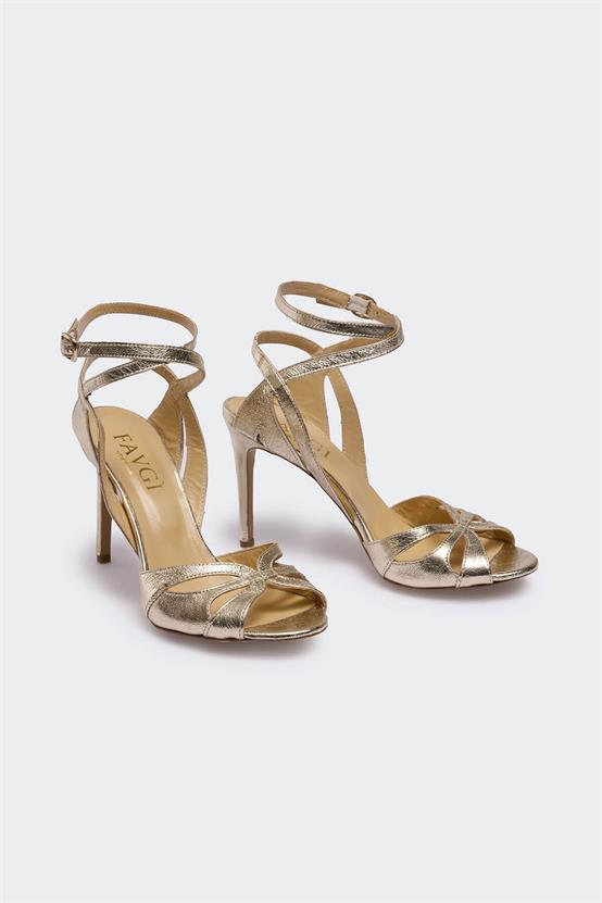 Kinsley Dore Deri Kadın Topuklu Ayakkabı