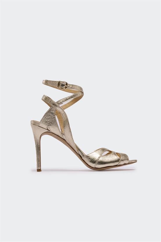 Kinsley Dore Deri Kadın Topuklu Ayakkabı