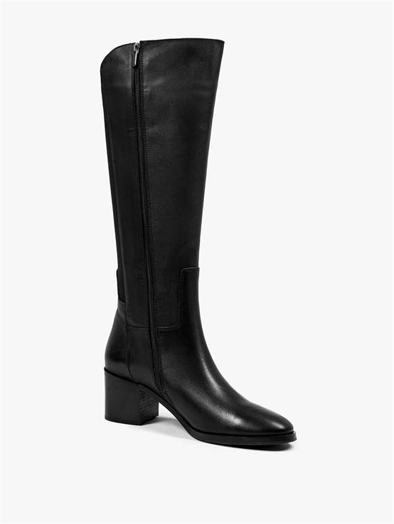 Laso Siyah Deri Kadın Çizme