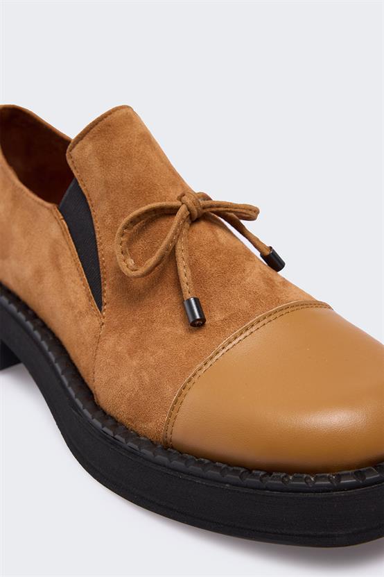 Lilly Taba Deri Taba Süet Kadın Günlük Ayakkabı