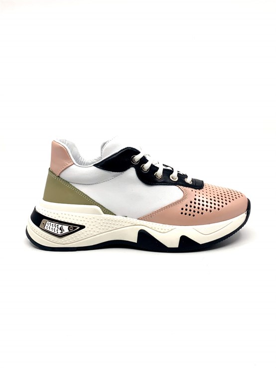 Luisa Beyaz Deri Kadın Sneaker